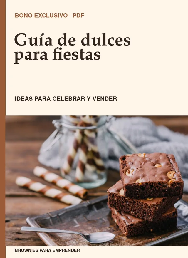 Guía de dulces para fiestas: material digital incluido con tu compra
