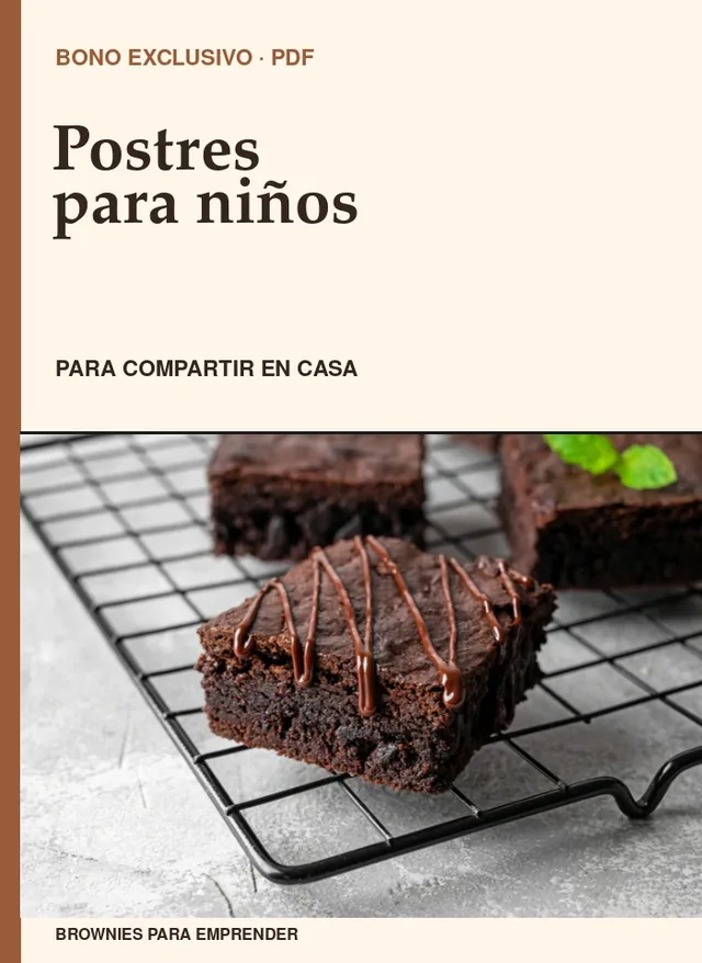 Postres para niños: material digital incluido con tu compra